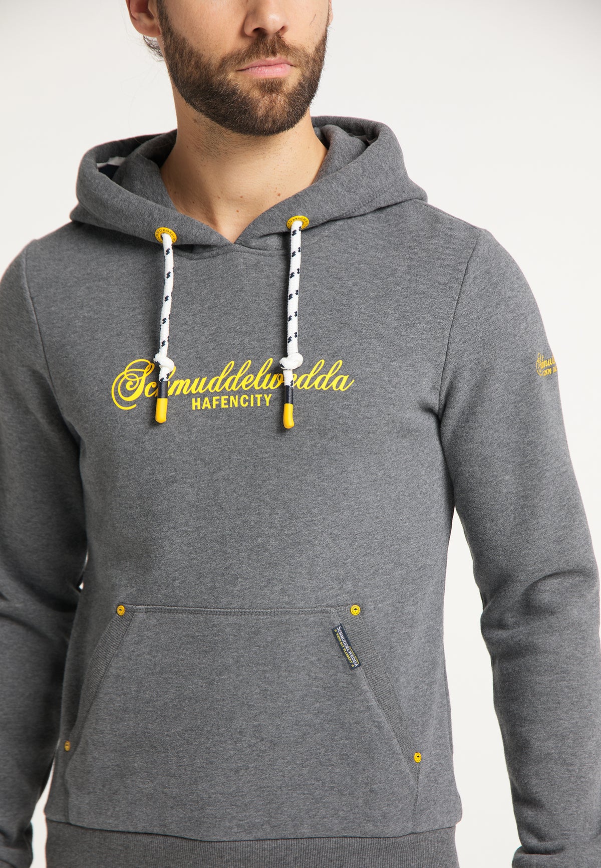 Schmuddelwedda Herren-Hoodie – Hamburg Hafencity