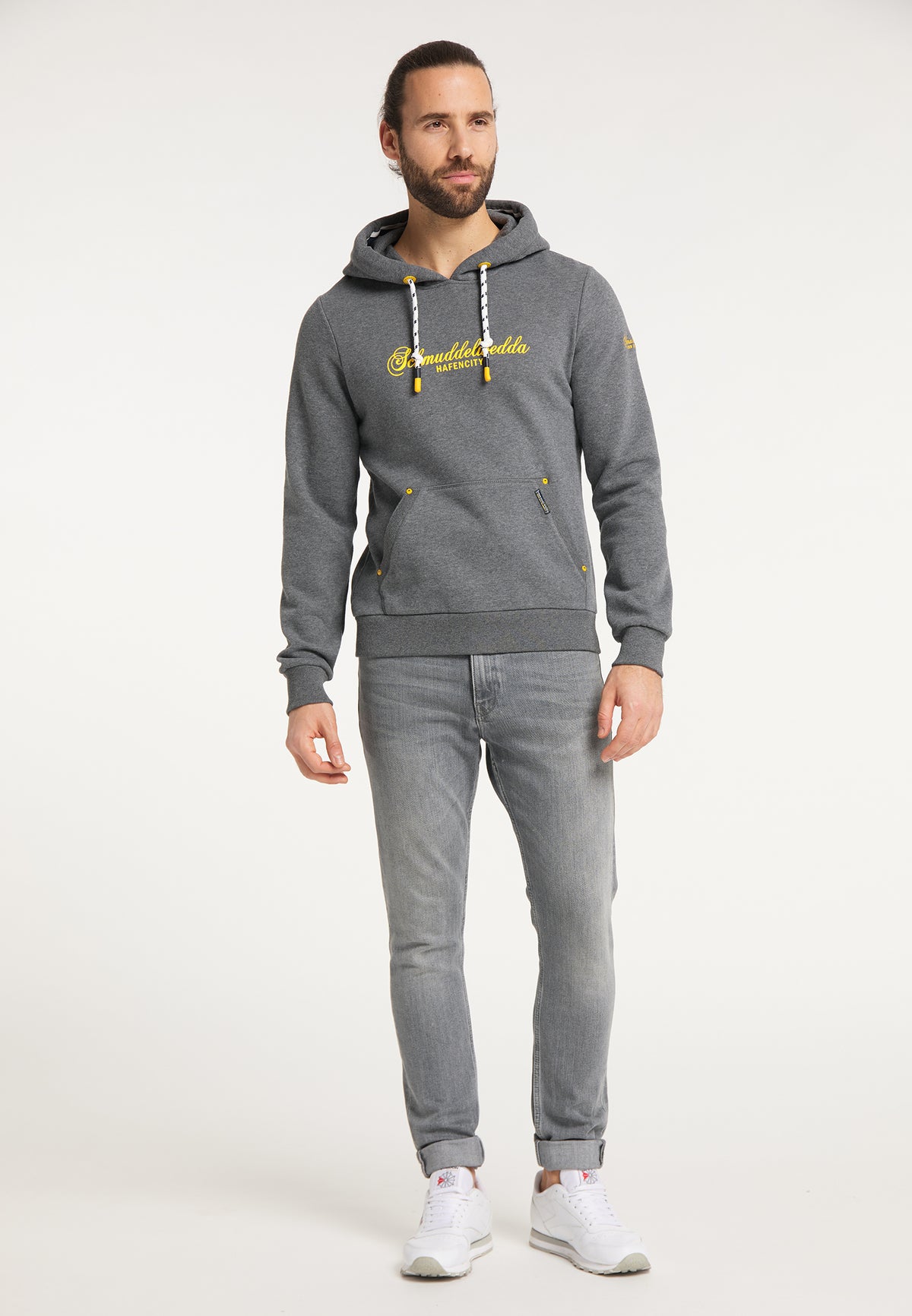 Schmuddelwedda Herren-Hoodie – Hamburg Hafencity