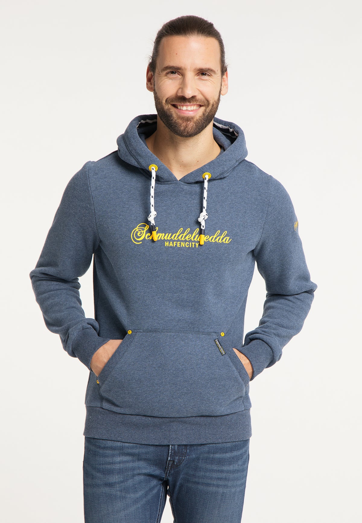 Schmuddelwedda Herren-Hoodie – Hamburg Hafencity