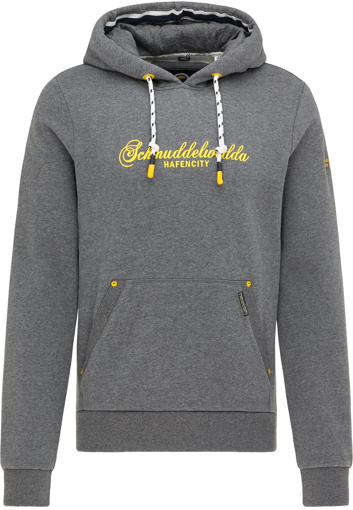 Schmuddelwedda Herren-Hoodie – Hamburg Hafencity