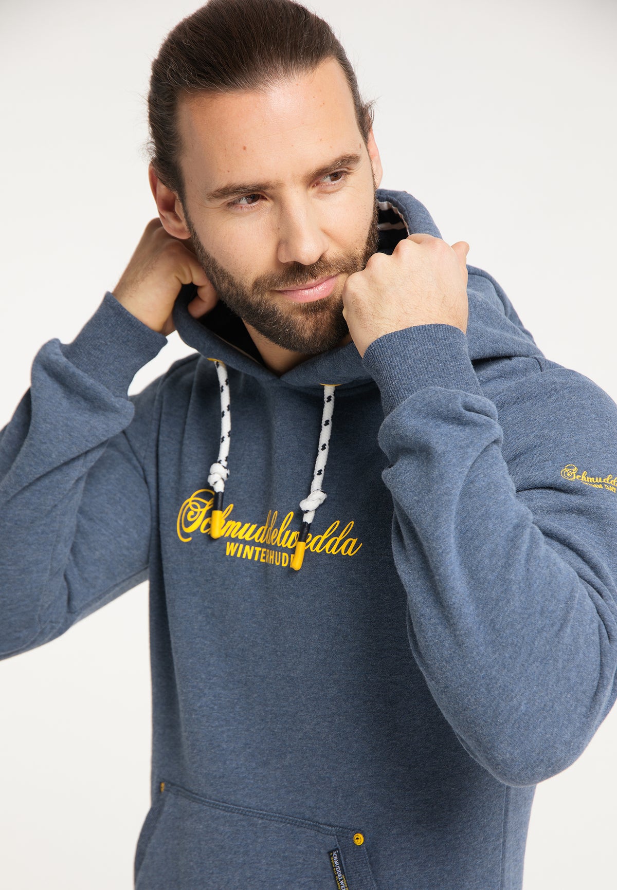 Schmuddelwedda Herren-Hoodie – Hamburg Winterhude