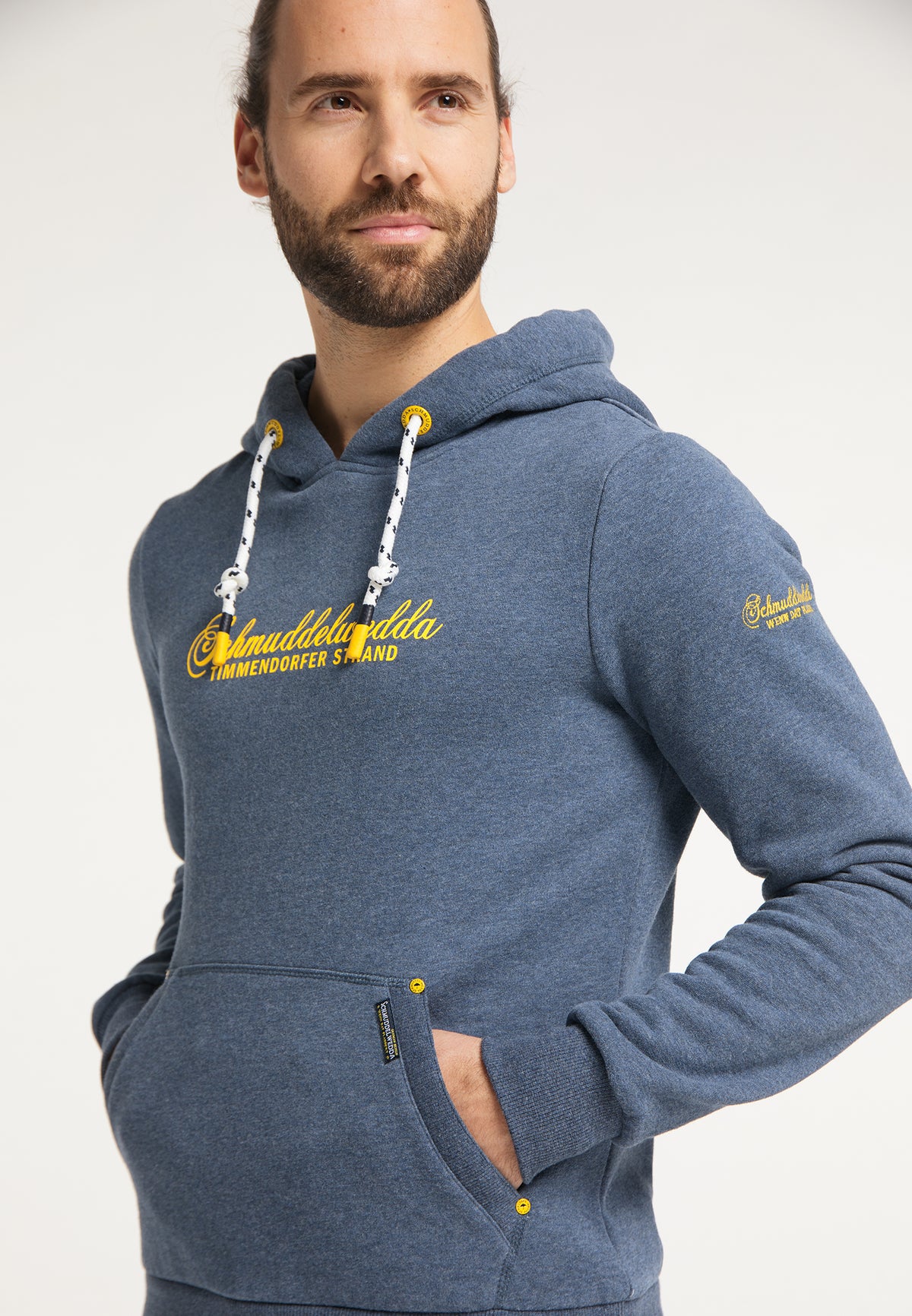 Schmuddelwedda Herren-Hoodie – Timmendorfer Strand