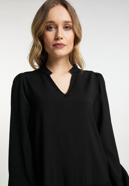 DreiMaster Klassik Damen-Langarmkleid