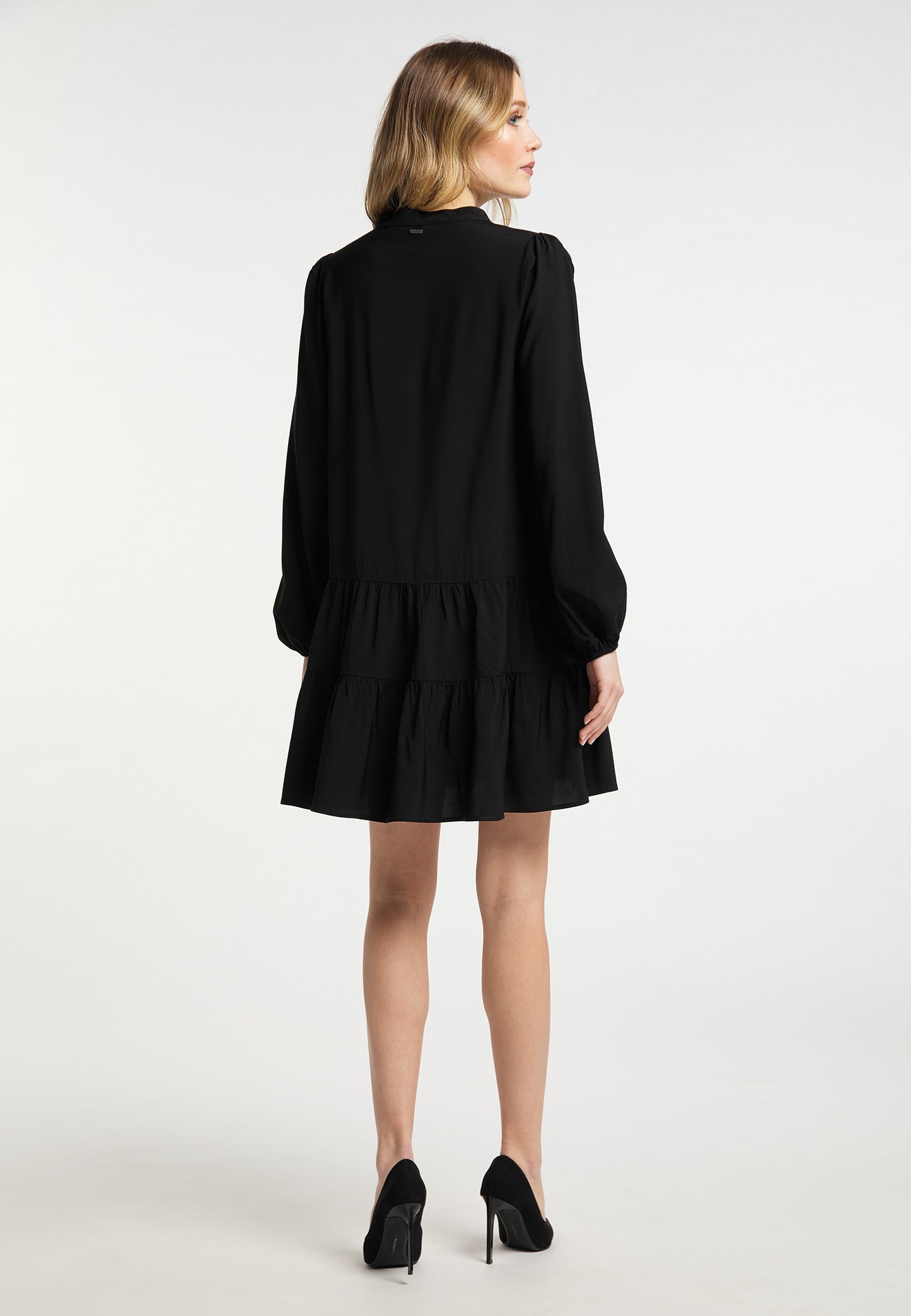 DreiMaster Klassik Damen-Langarmkleid