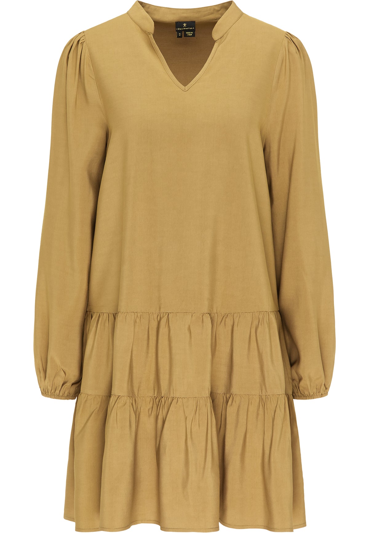 DreiMaster Klassik Damen-Langarmkleid