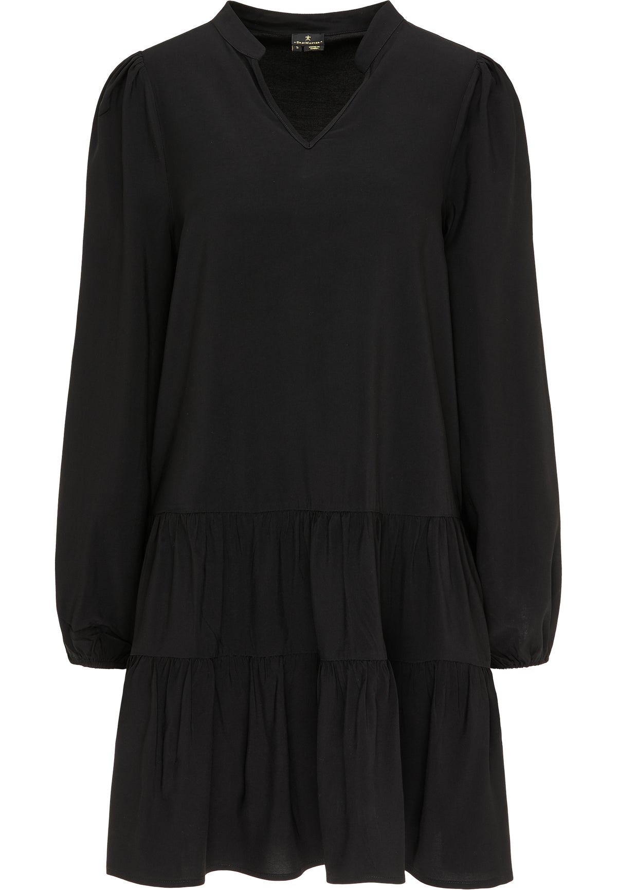 DreiMaster Klassik Damen-Langarmkleid
