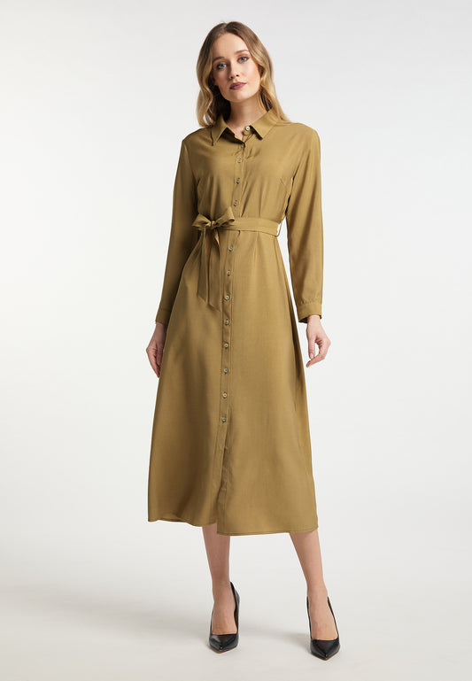 DreiMaster Klassik Damen-Blusenkleid