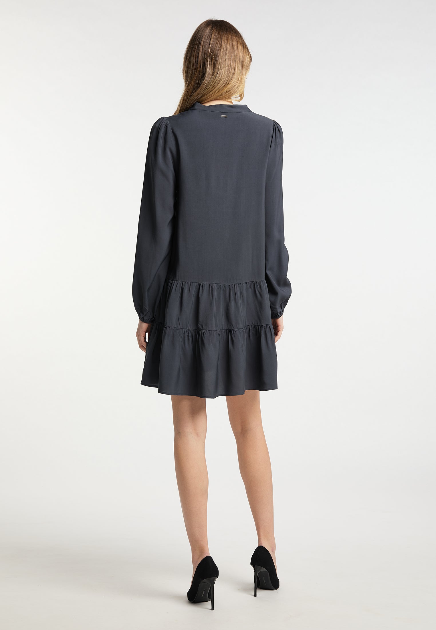 DreiMaster Klassik Damen-Langarmkleid