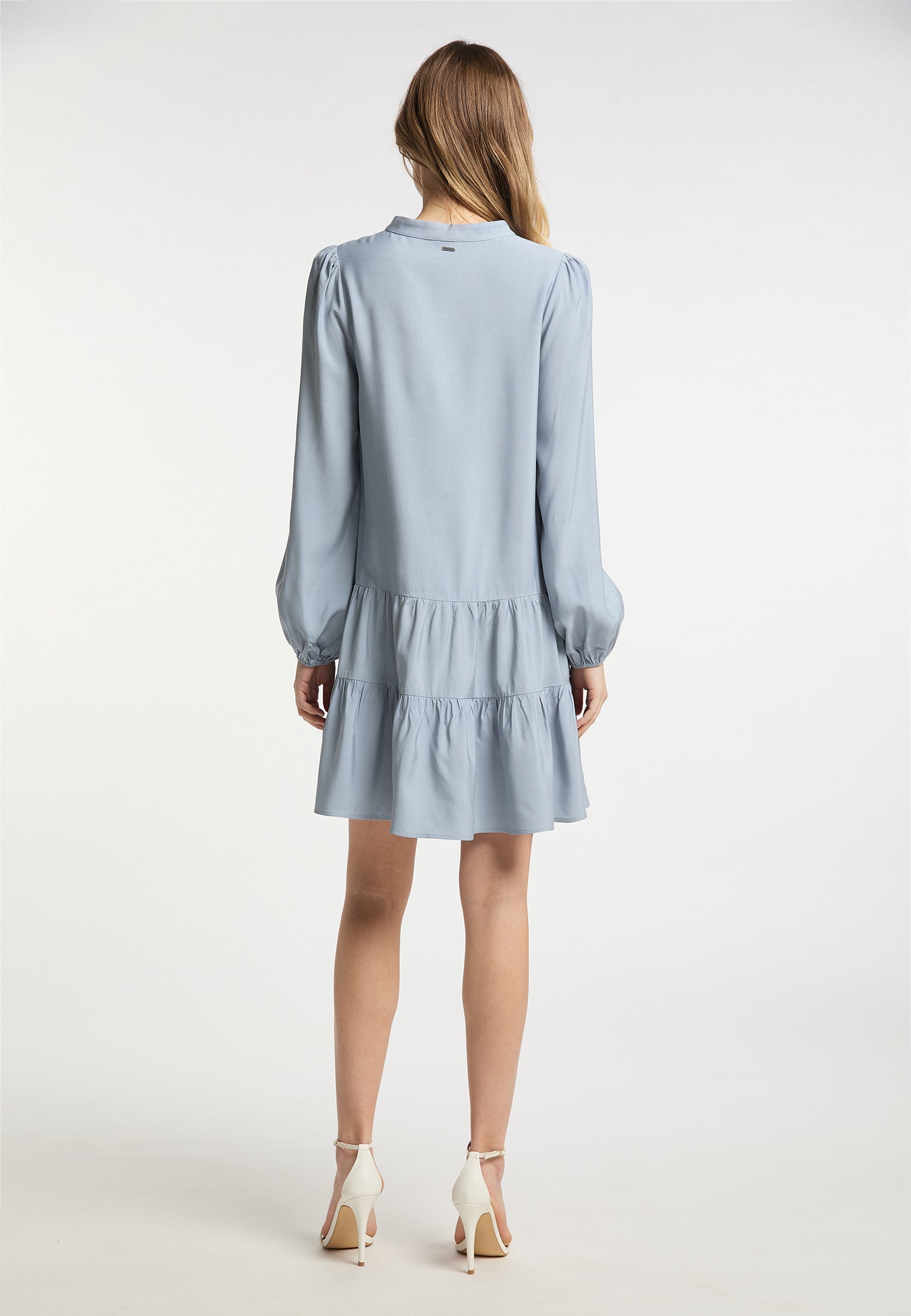 DreiMaster Klassik Damen-Langarmkleid