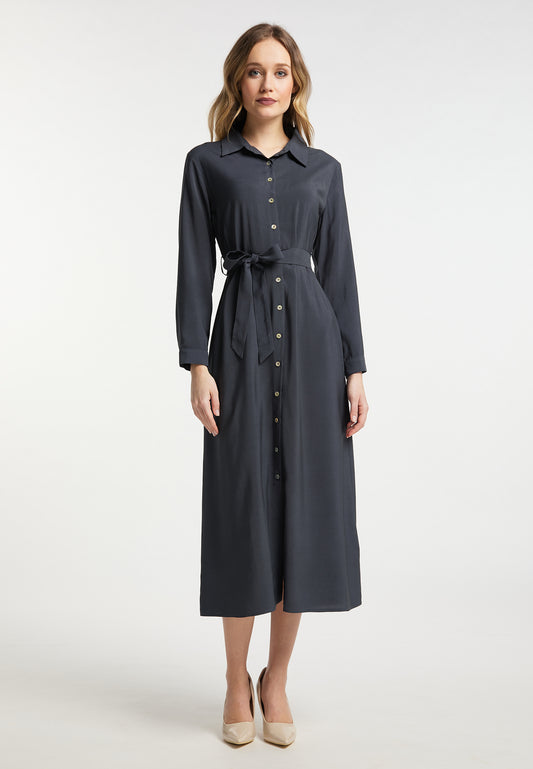 DreiMaster Klassik Damen-Blusenkleid