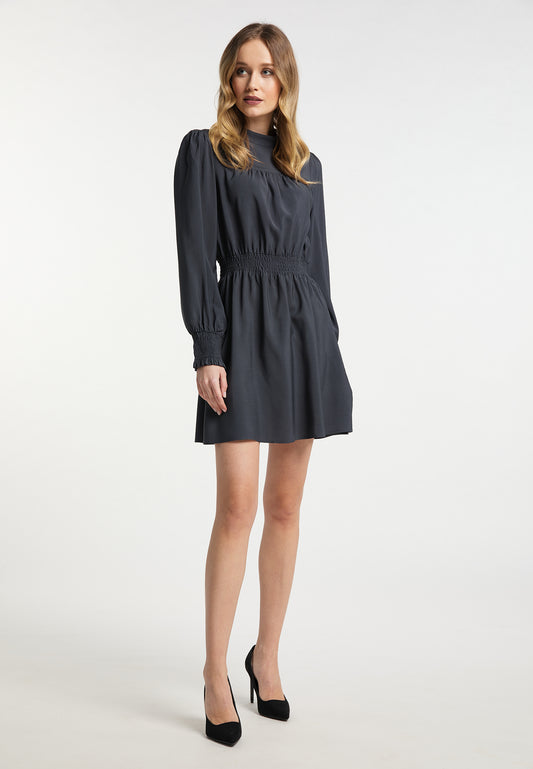DreiMaster Klassik Damen-Rollkragenkleid