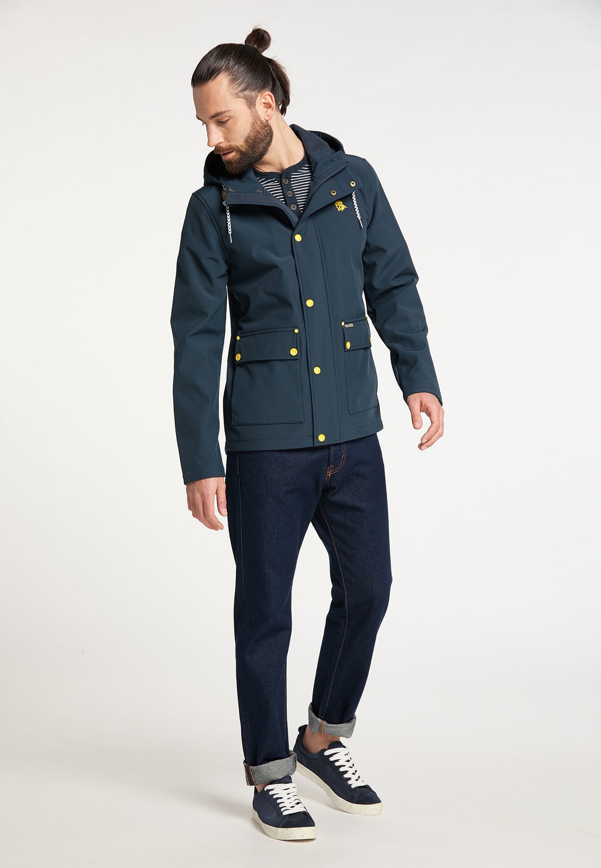 Schmuddelwedda Men's Softshelljacke mit Magic-Print
