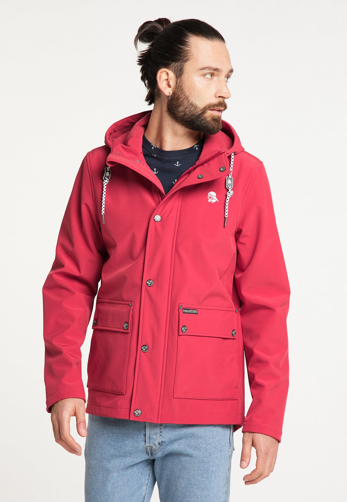 Schmuddelwedda Men's Softshelljacke mit Magic-Print