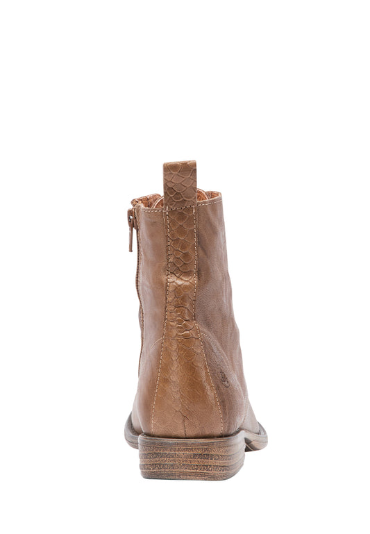DreiMaster Vintage Damen Weiche Lederstiefeletten