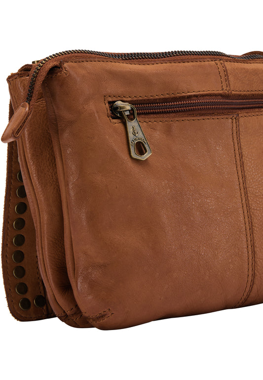 DreiMaster Vintage Damen Lederhandtasche