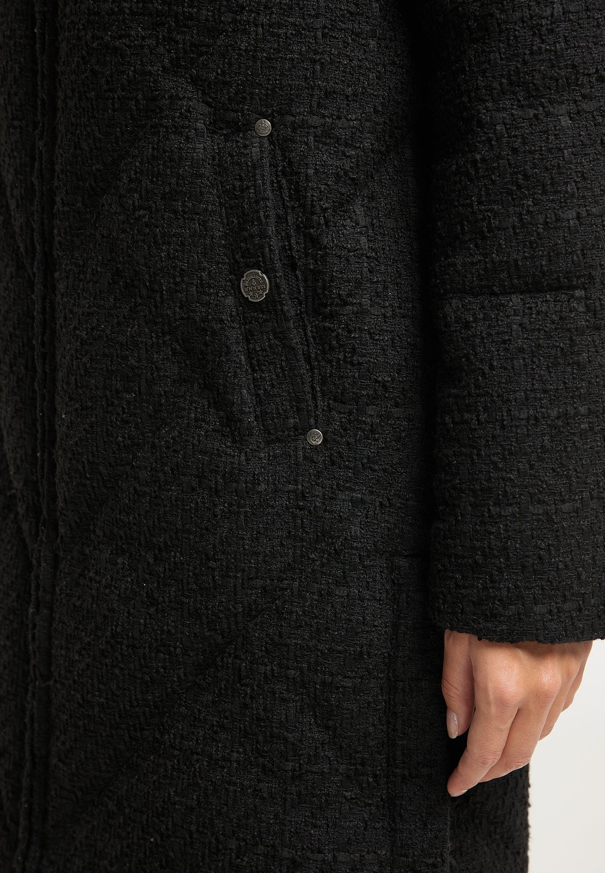 DreiMaster Vintage Women's Bouclé Wintermantel