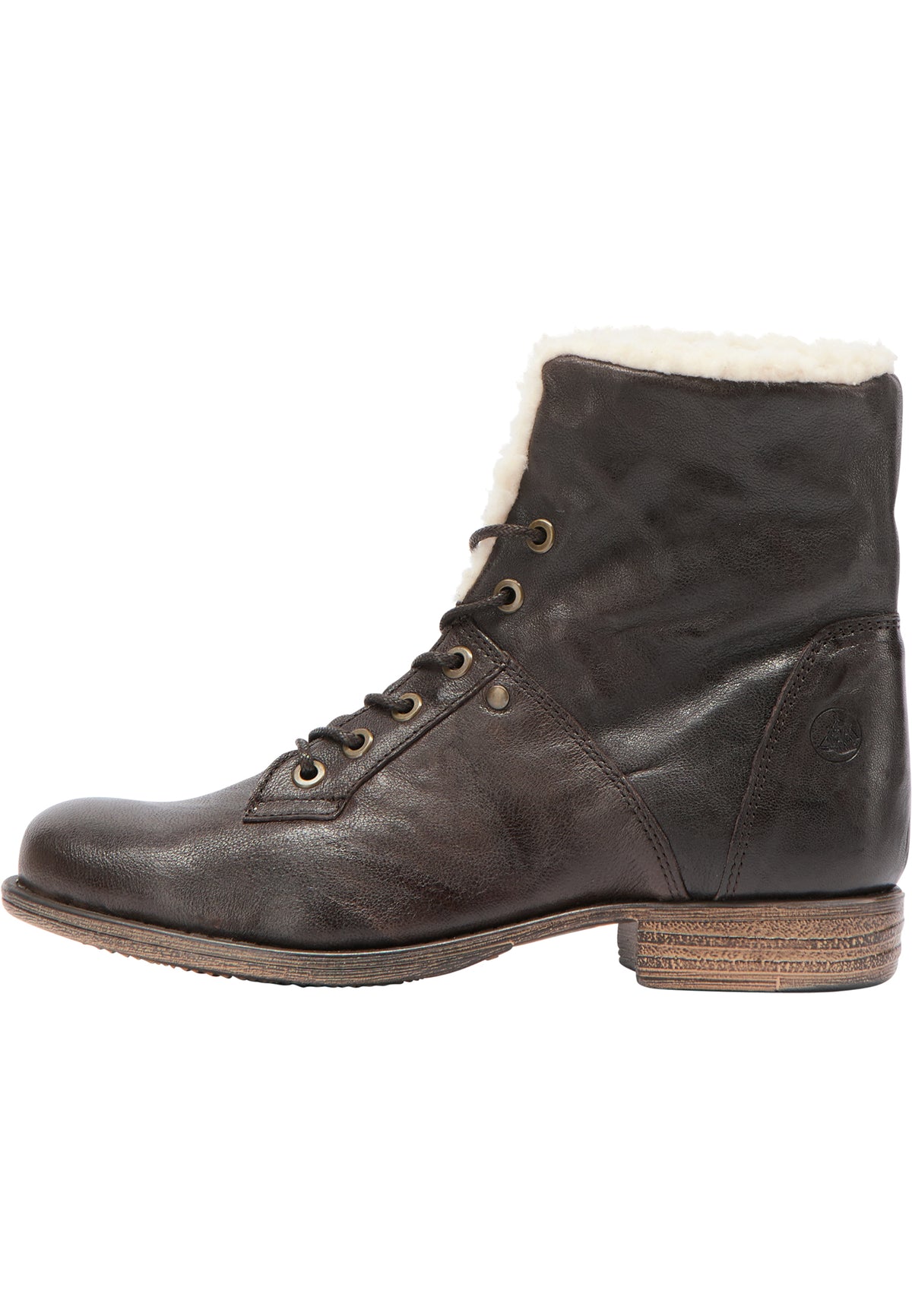 DreiMaster Vintage Damen Weiche Lederstiefeletten