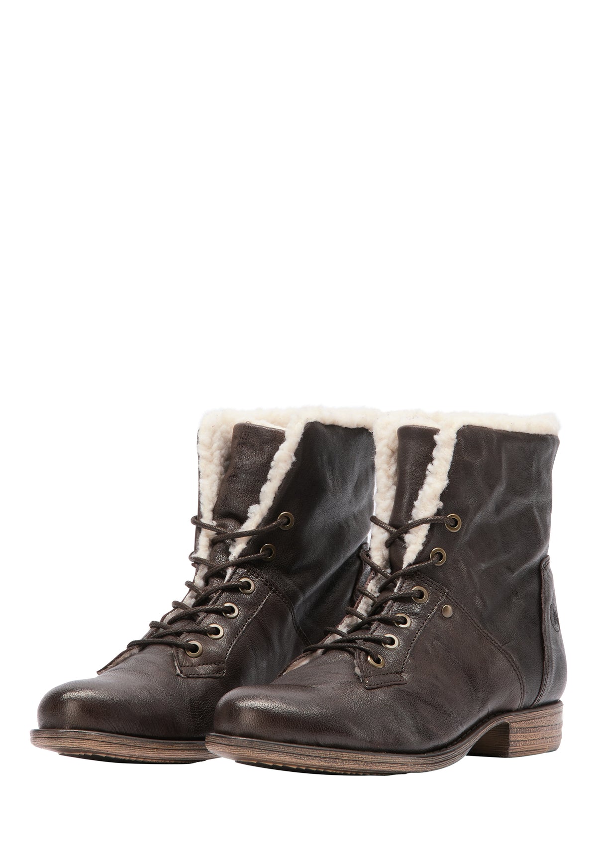 DreiMaster Vintage Damen Weiche Lederstiefeletten