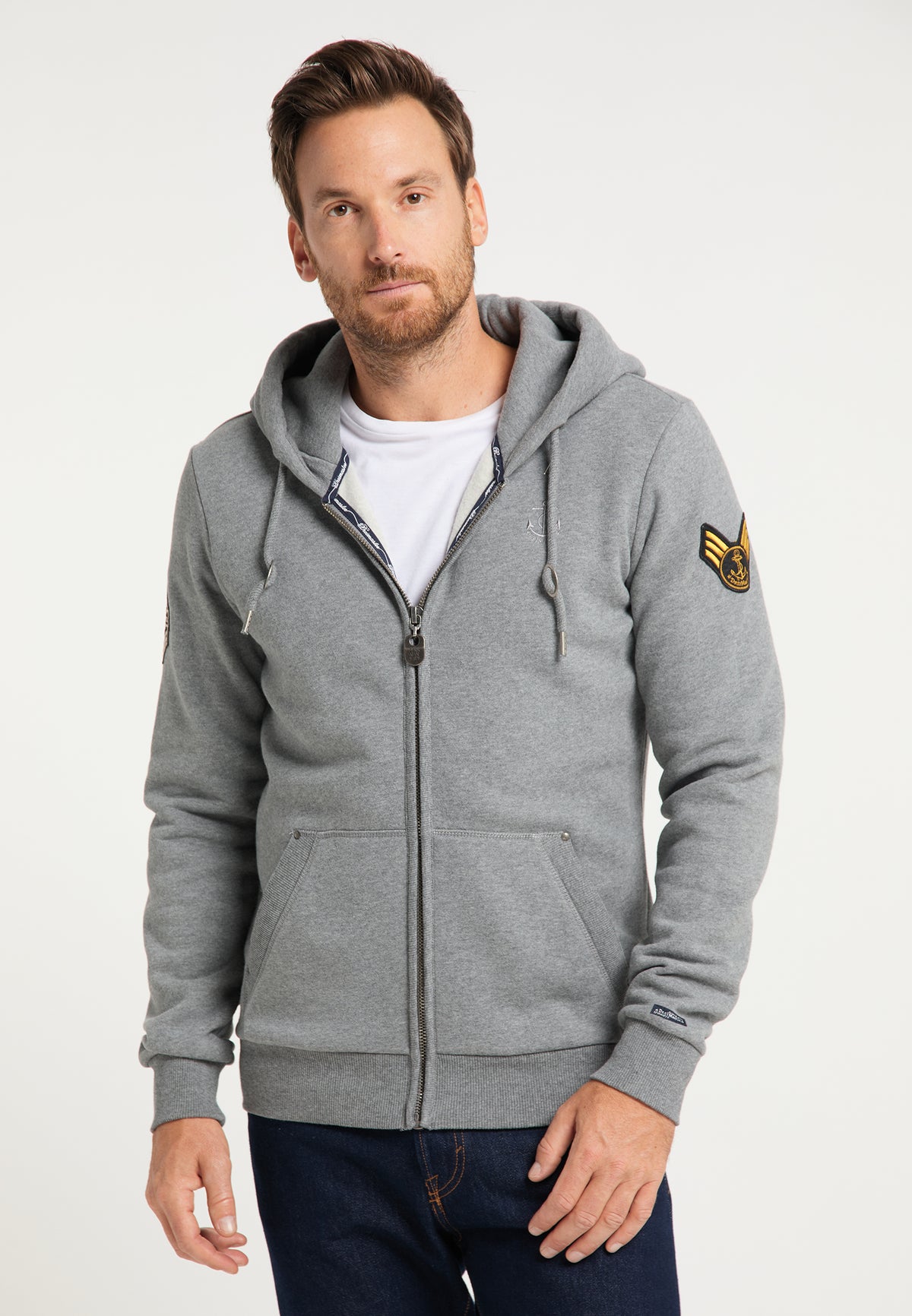 DreiMaster Maritim Herren Kapuzenjacke