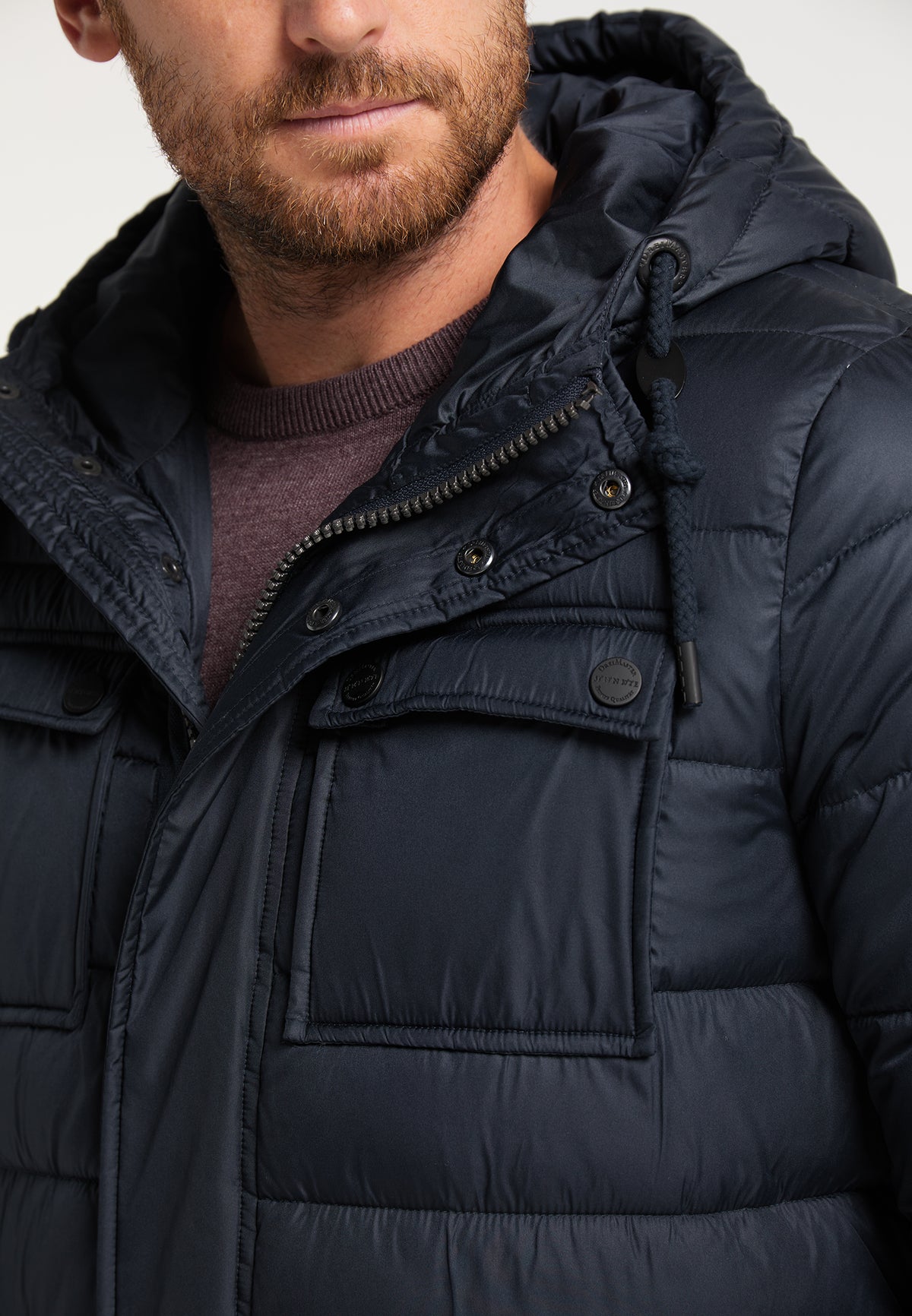 DreiMaster Klassik Men's Lange Winterjacke