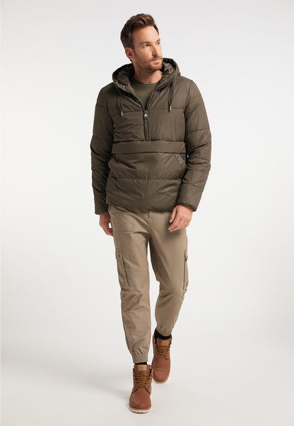 DreiMaster Vintage Men's Wattierte Schlupfjacke