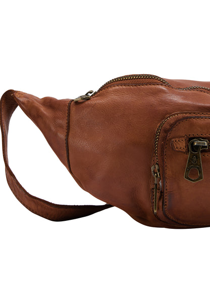 DreiMaster Vintage Damen-Gürteltasche aus Leder