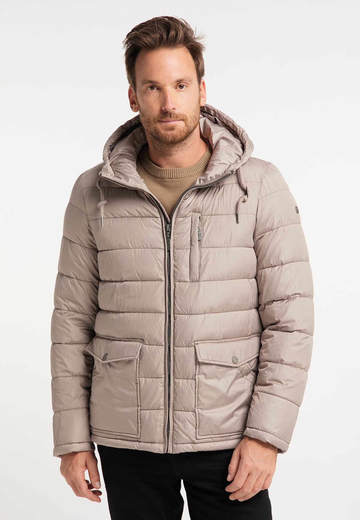 DreiMaster Klassik Men's Wattierte Winterjacke