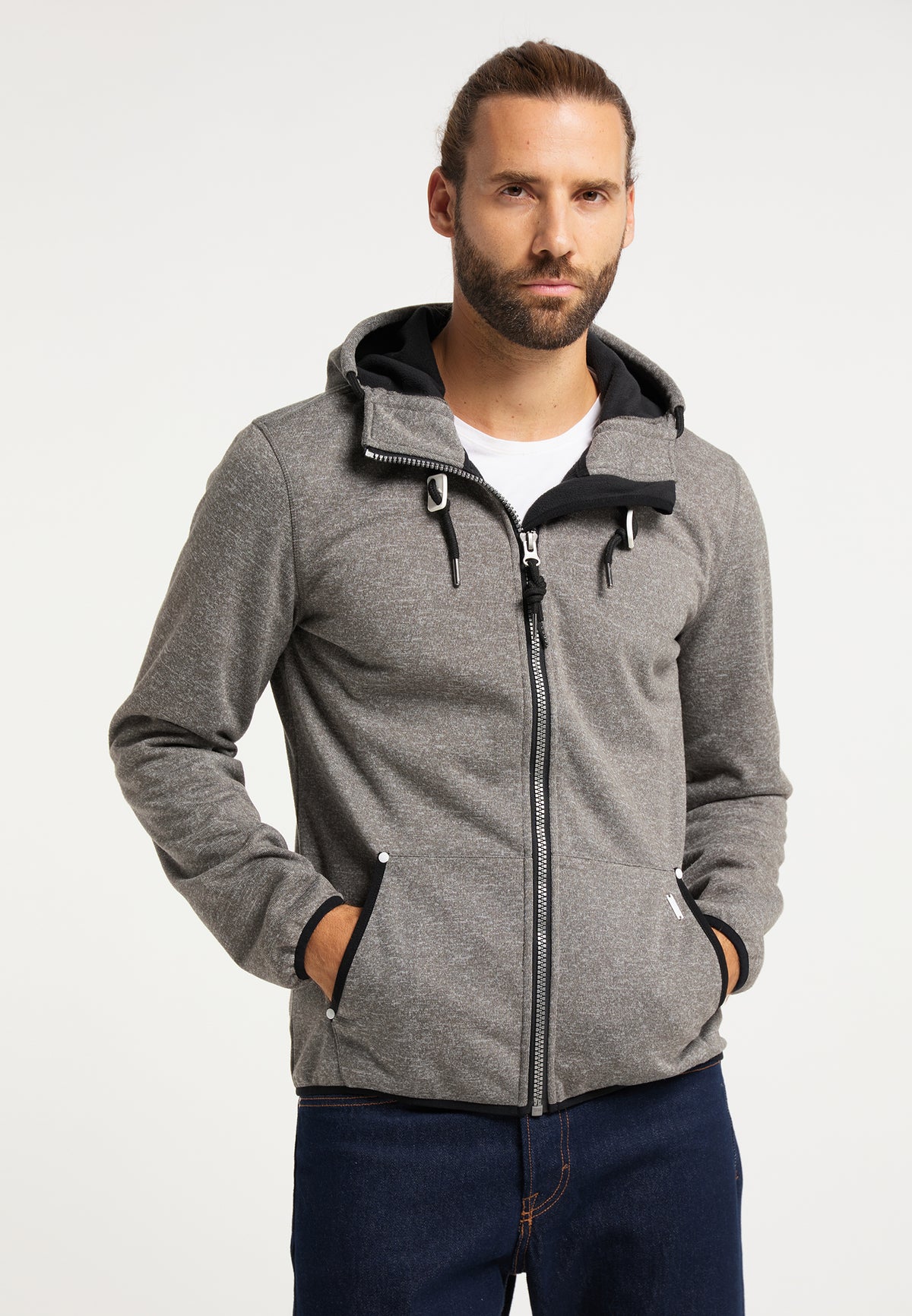 ICEBOUND Men's Funktionale Strickfleecejacke