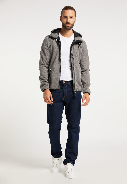 ICEBOUND Herren Funktionale Strickfleecejacke