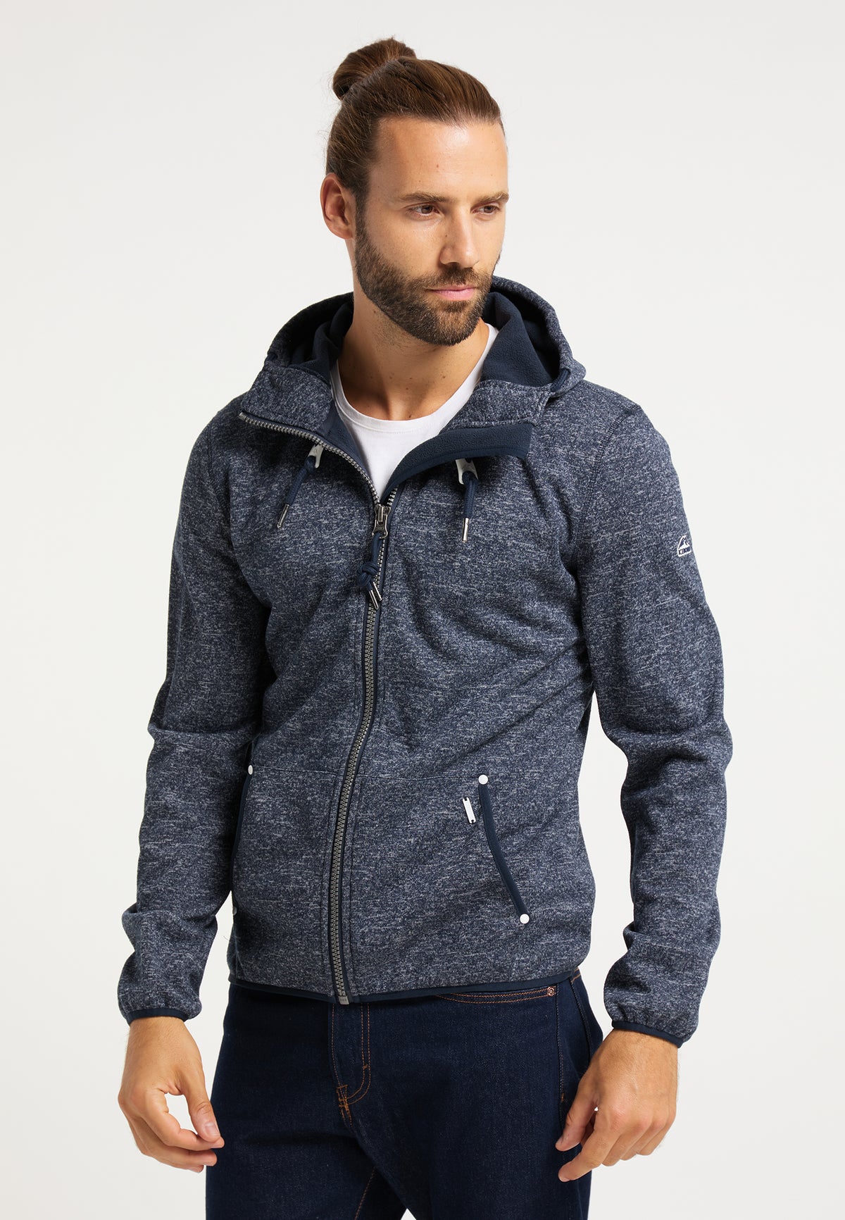 ICEBOUND Men's Funktionale Strickfleecejacke
