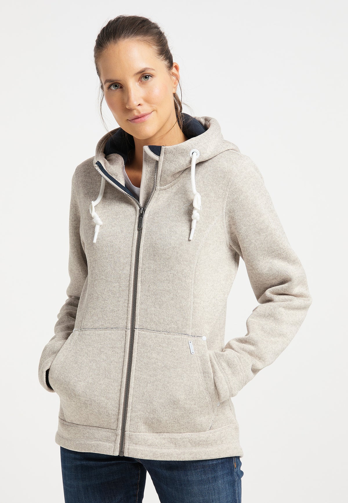 ICEBOUND Damen-Strickfleecejacke