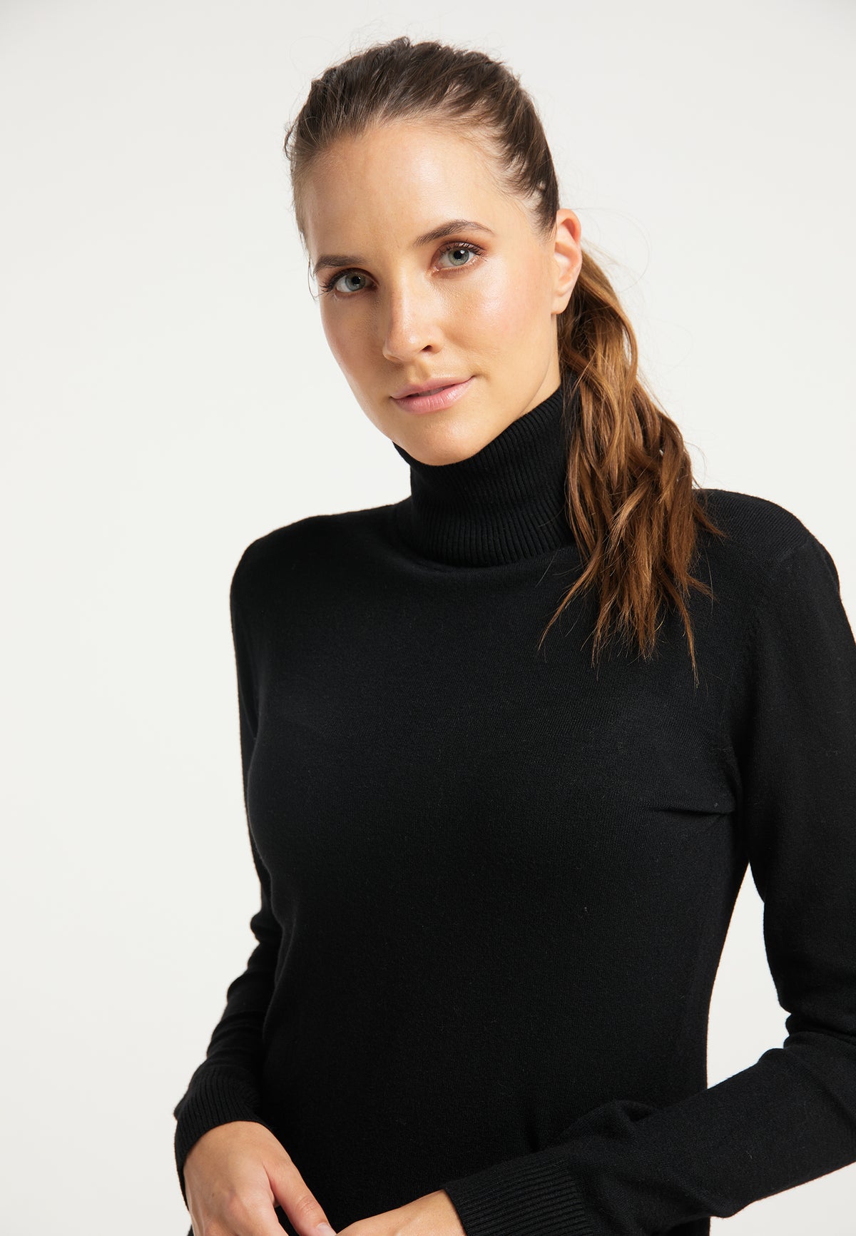 DreiMaster Klassik Kobiety sweter z golfem