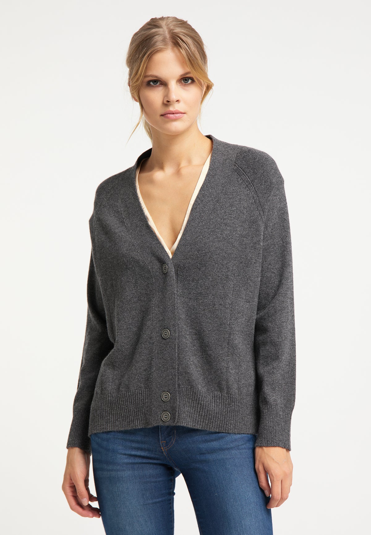DreiMaster PREMIUM Damen-Kaschmir-Cardigan