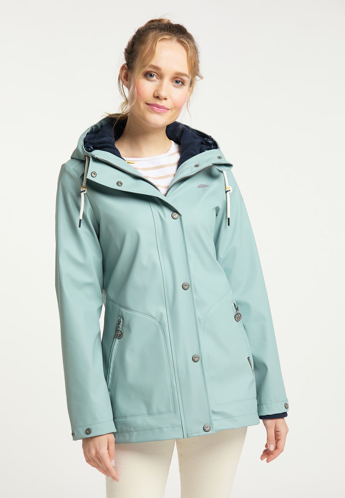Schmuddelwedda Damen 3-in-1-Regenmantel