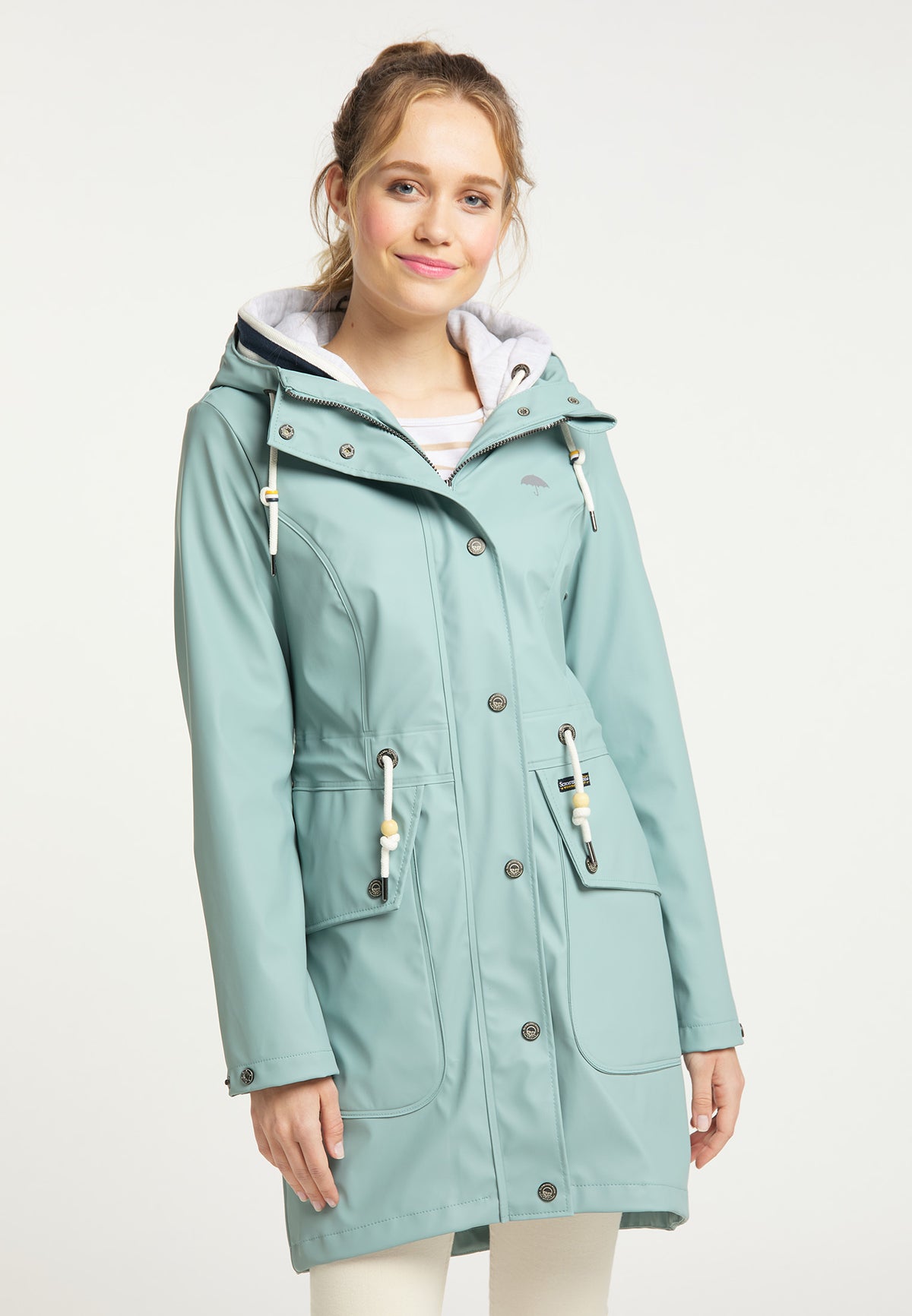 Schmuddelwedda Damen 3-in-1-Regenmantel