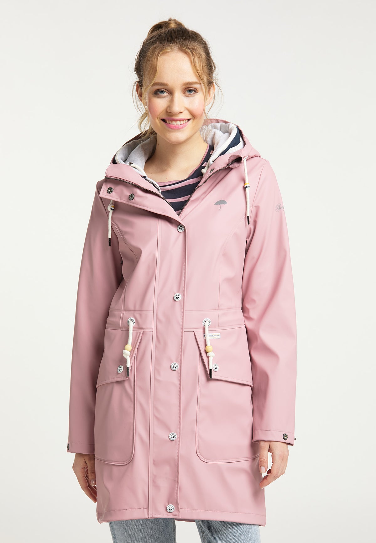 Schmuddelwedda Damen 3-in-1-Regenmantel