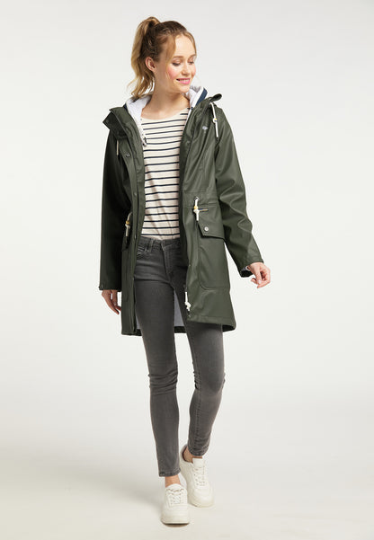 Schmuddelwedda Damen 3-in-1-Regenmantel