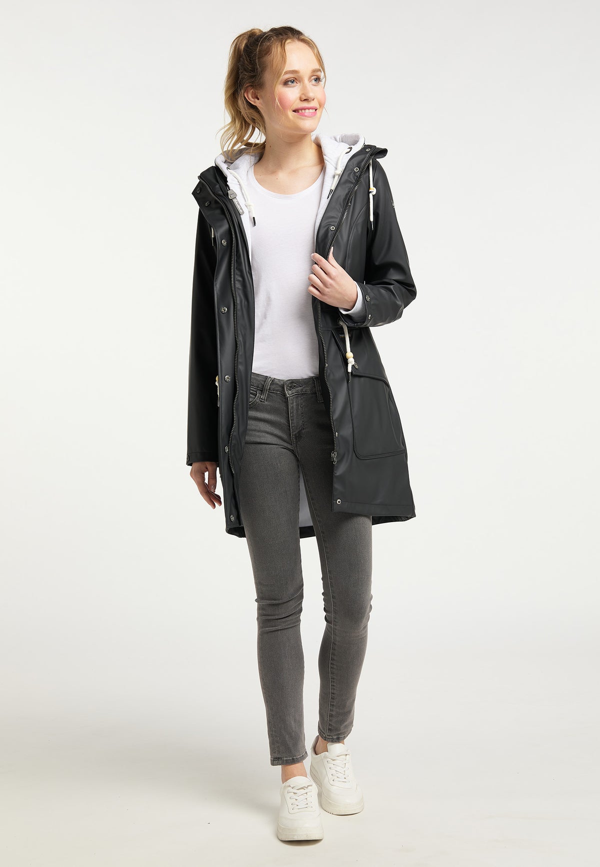 Schmuddelwedda Damen 3-in-1-Regenmantel