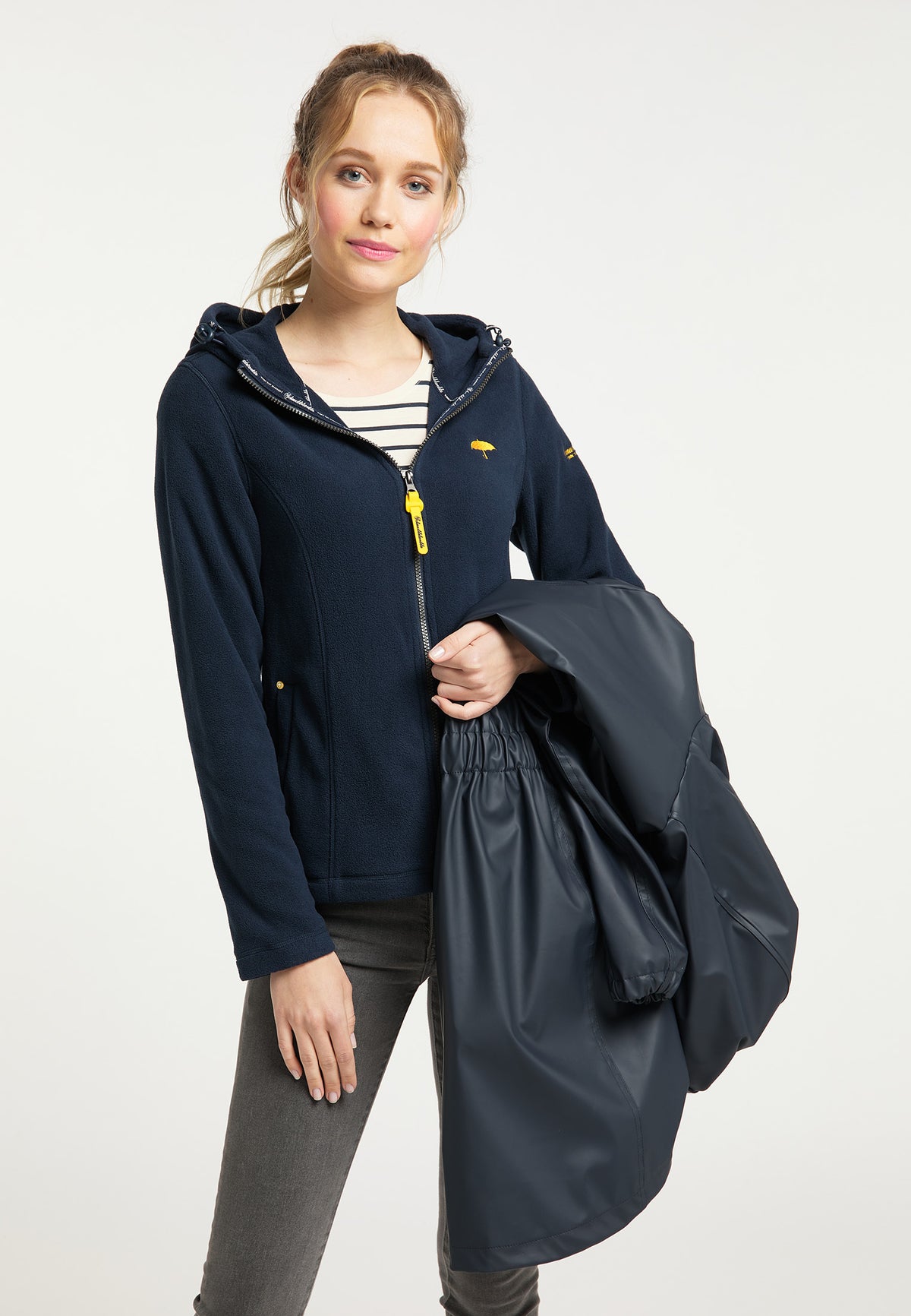 Schmuddelwedda Damen 3-in-1-Regenmantel