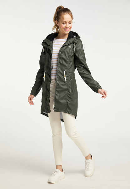 Schmuddelwedda Damen 3-in-1-Regenmantel