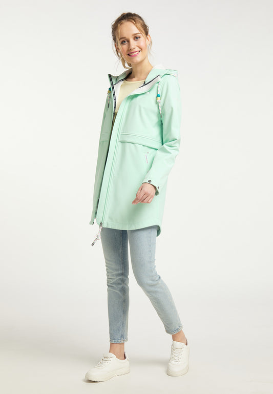 Schmuddelwedda Damen-Softshellmantel mit Magic Print