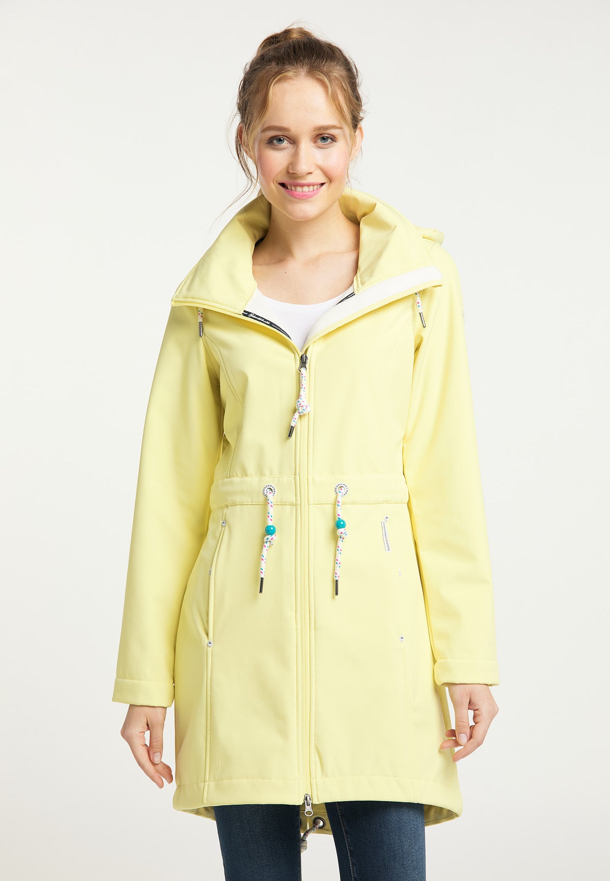 Schmuddelwedda Damen-Softshellmantel mit Magic-Print