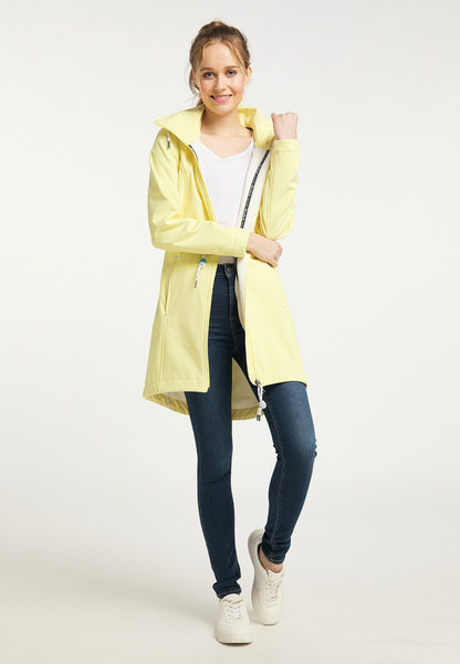 Schmuddelwedda Damen-Softshellmantel mit Magic-Print