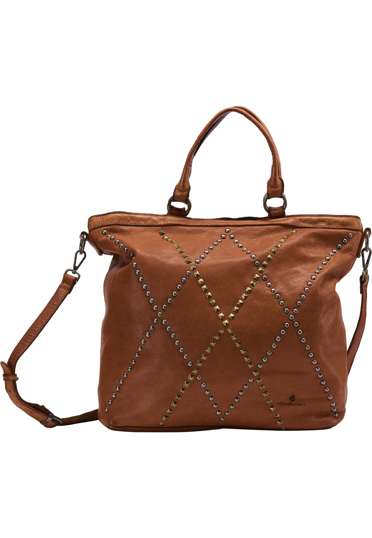 DreiMaster Vintage Damen Lederhandtasche