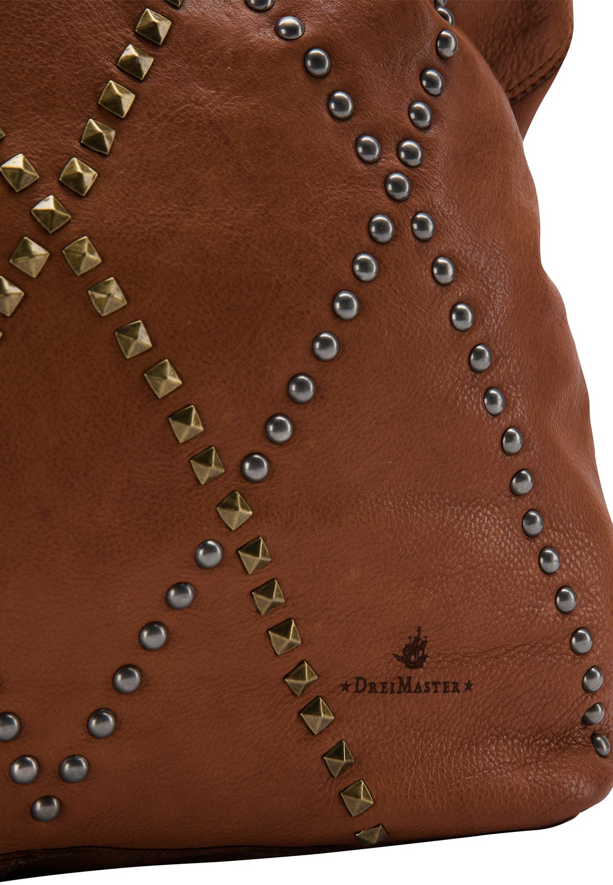 DreiMaster Vintage Damen Lederhandtasche