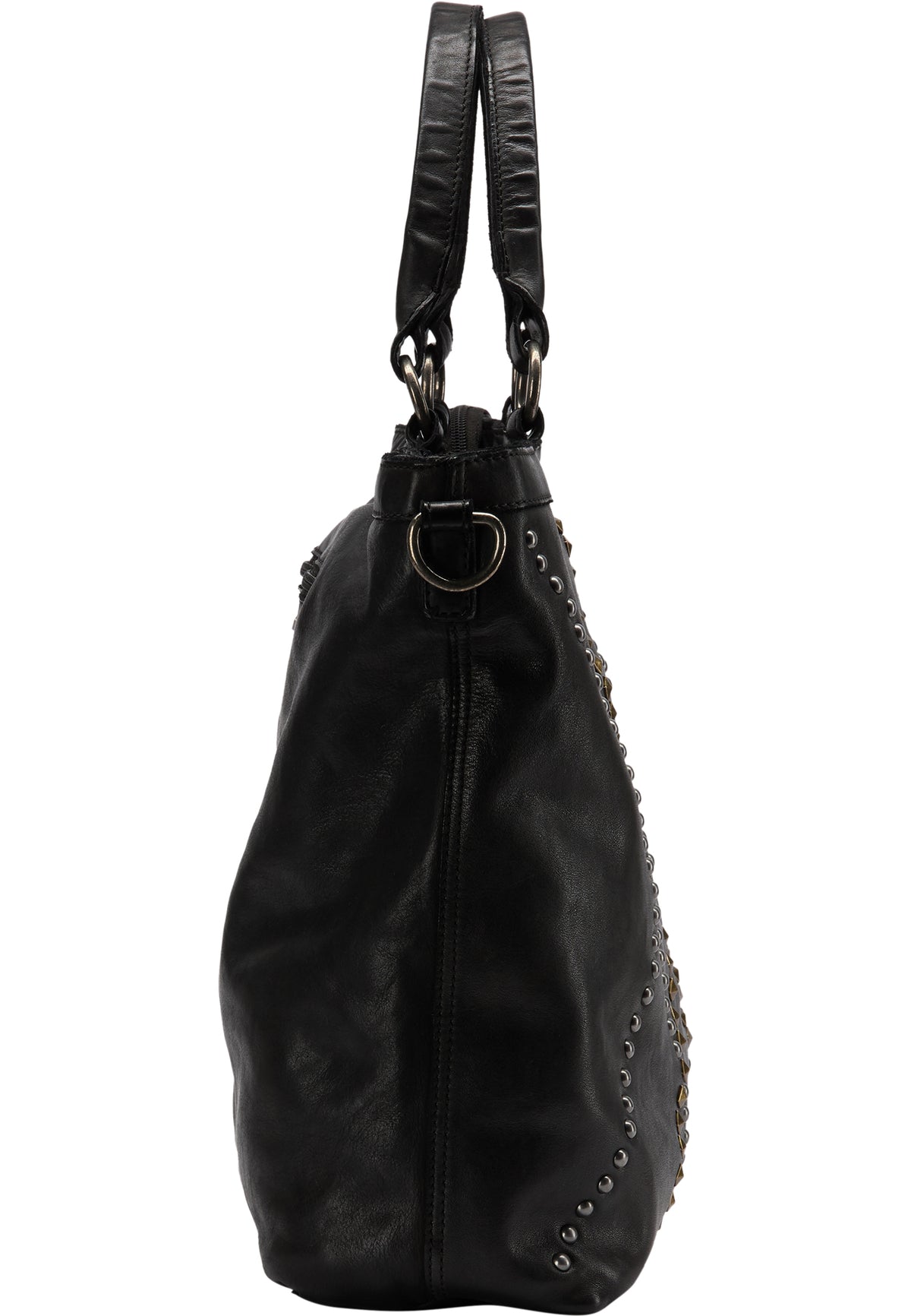 DreiMaster Vintage Damen Lederhandtasche