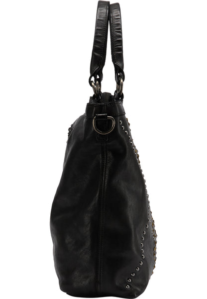 DreiMaster Vintage Damen Lederhandtasche