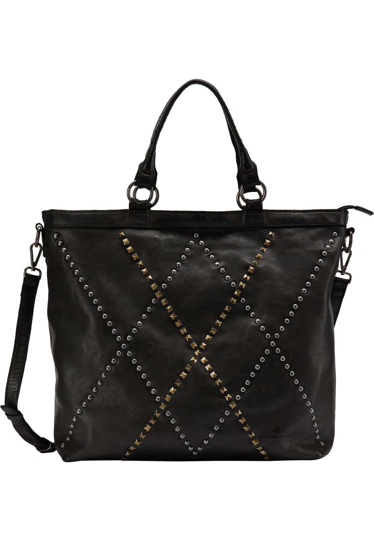 DreiMaster Vintage Damen Lederhandtasche