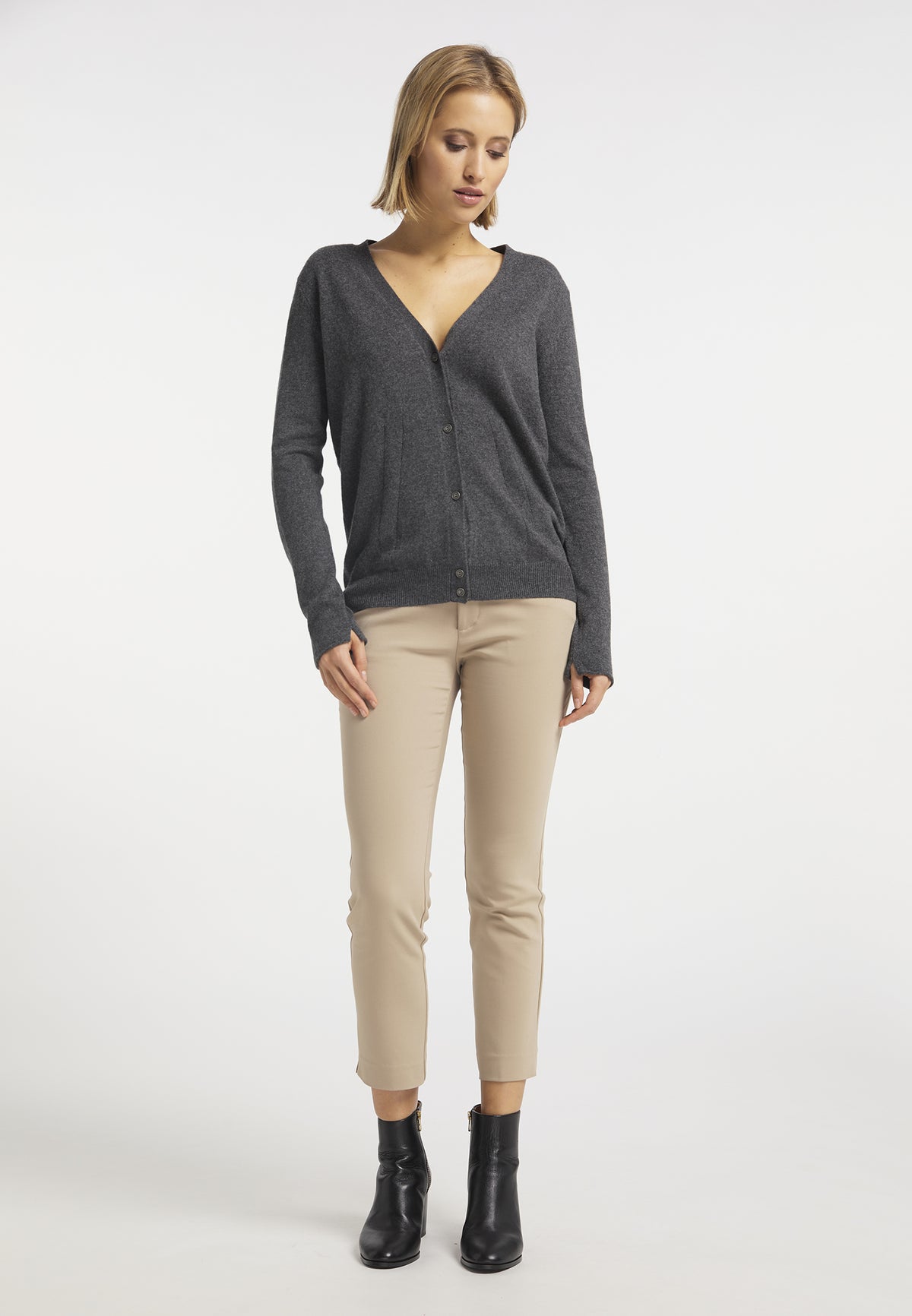 DreiMaster PREMIUM Damen-Kaschmir-Cardigan