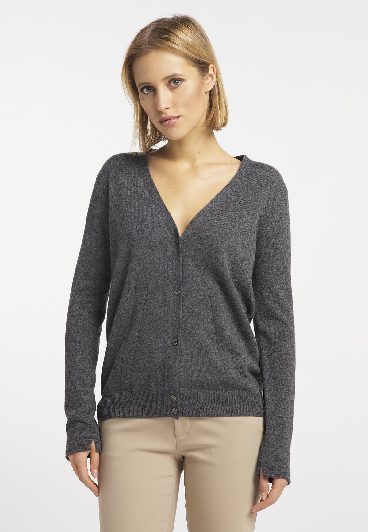 DreiMaster PREMIUM Damen-Kaschmir-Cardigan